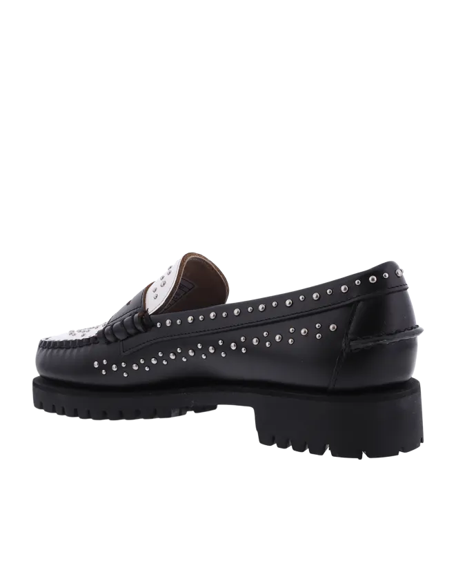 Women Dan studs loafer black/white