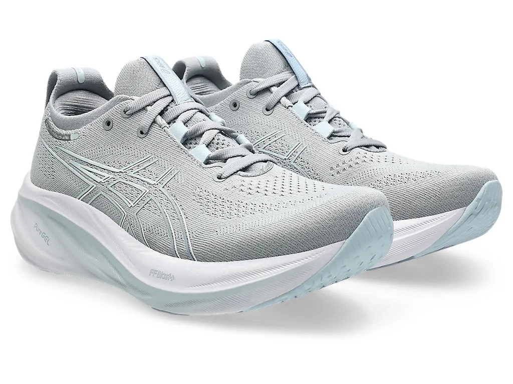 Women's ASICS Gel-Nimbus 26 (Piedmont Grey/Grey Blue)