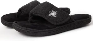 Women's House Slippers Memory Foam Cozy Spa Thong Flip Flops Indoor Slippers Assorted Colors Grey Velvet Lining Lightweight Open Toe Soft Room Sandals