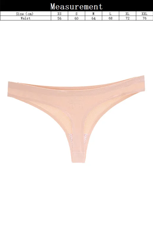 Women's Mesh Breathable Comfort Seamless Thongs