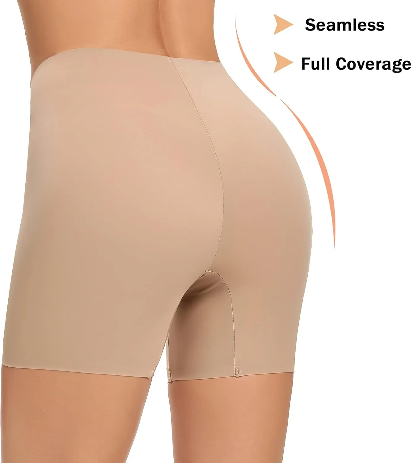 Womens Seamless Shaping Boyshorts Panties Tummy Control Underwear Slimming Shapewear Shorts