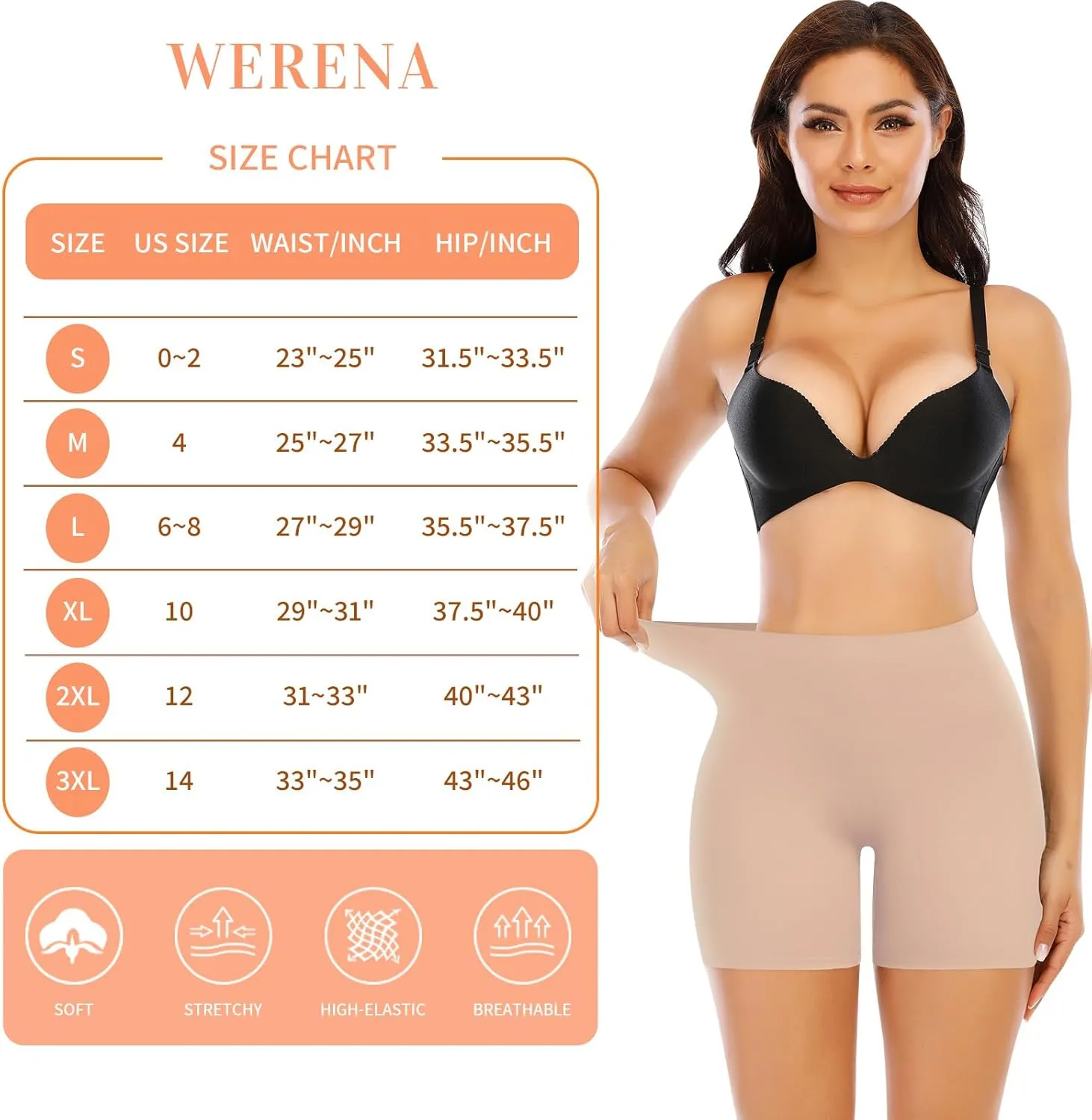 Womens Seamless Shaping Boyshorts Panties Tummy Control Underwear Slimming Shapewear Shorts