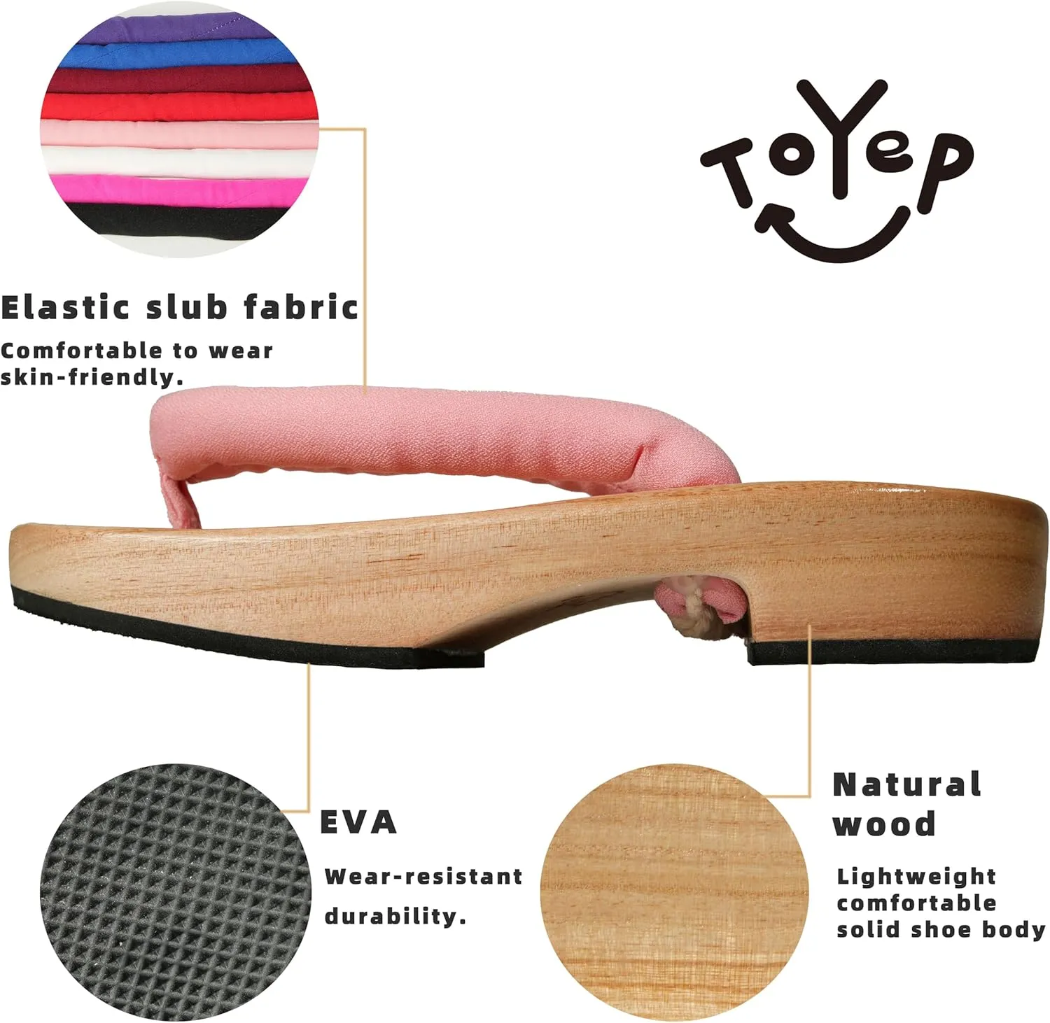 Wooden Thong Sandals Wooden Clogs Japanese Traditional Sandals