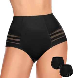 WOWENY Tummy Control Panties for Women Seamless Briefs Comfy Body Shaper Shapewear Sexy Underwear