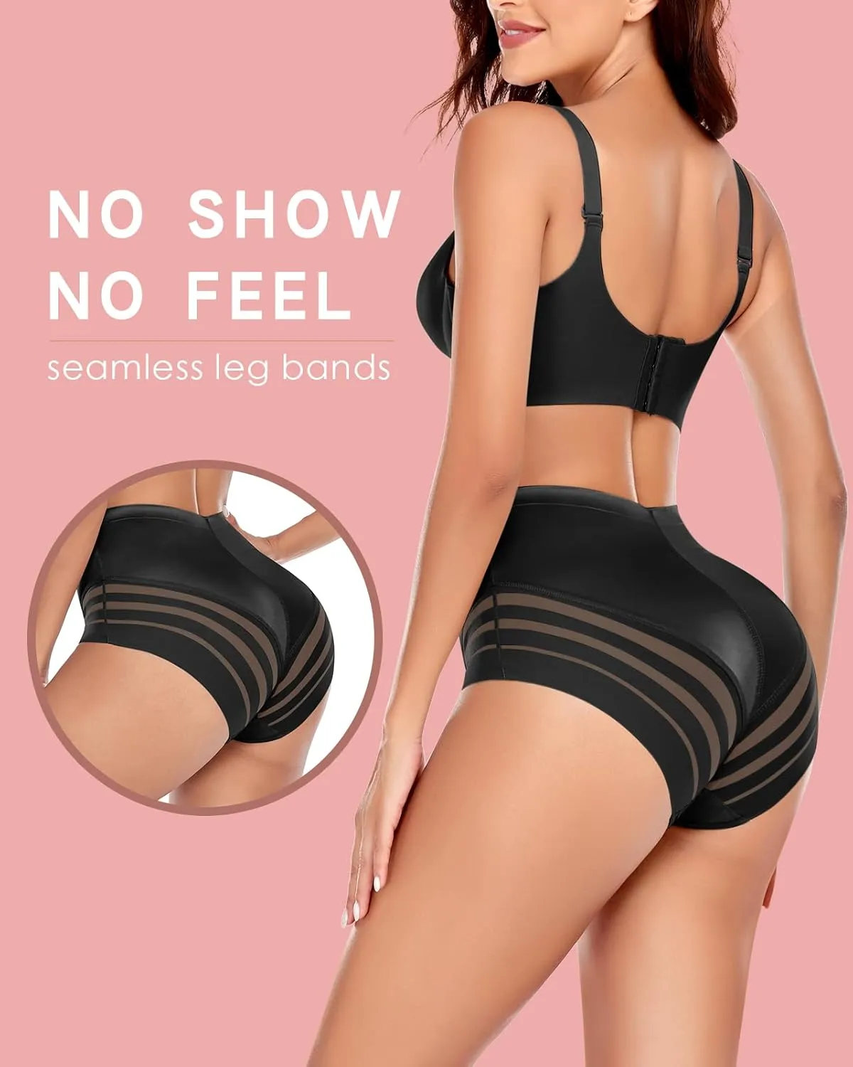 WOWENY Tummy Control Panties for Women Seamless Briefs Comfy Body Shaper Shapewear Sexy Underwear