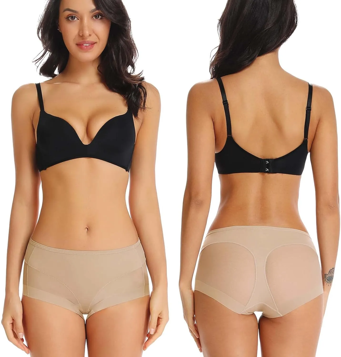 WOWENY Tummy Control Panties for Women Seamless Butt Lifter Briefs Comfy Body Shaper Shapewear Sexy Underwear