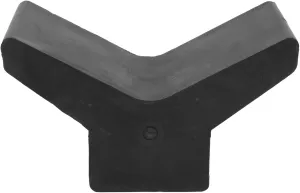 Y Block Trailer Rubber, Rubber Bow Y Block Black Rubber, Bow Stop Boat Trailer, Black Rubber Stop for Ski Boat Fishing Boat Sailboat Trailer