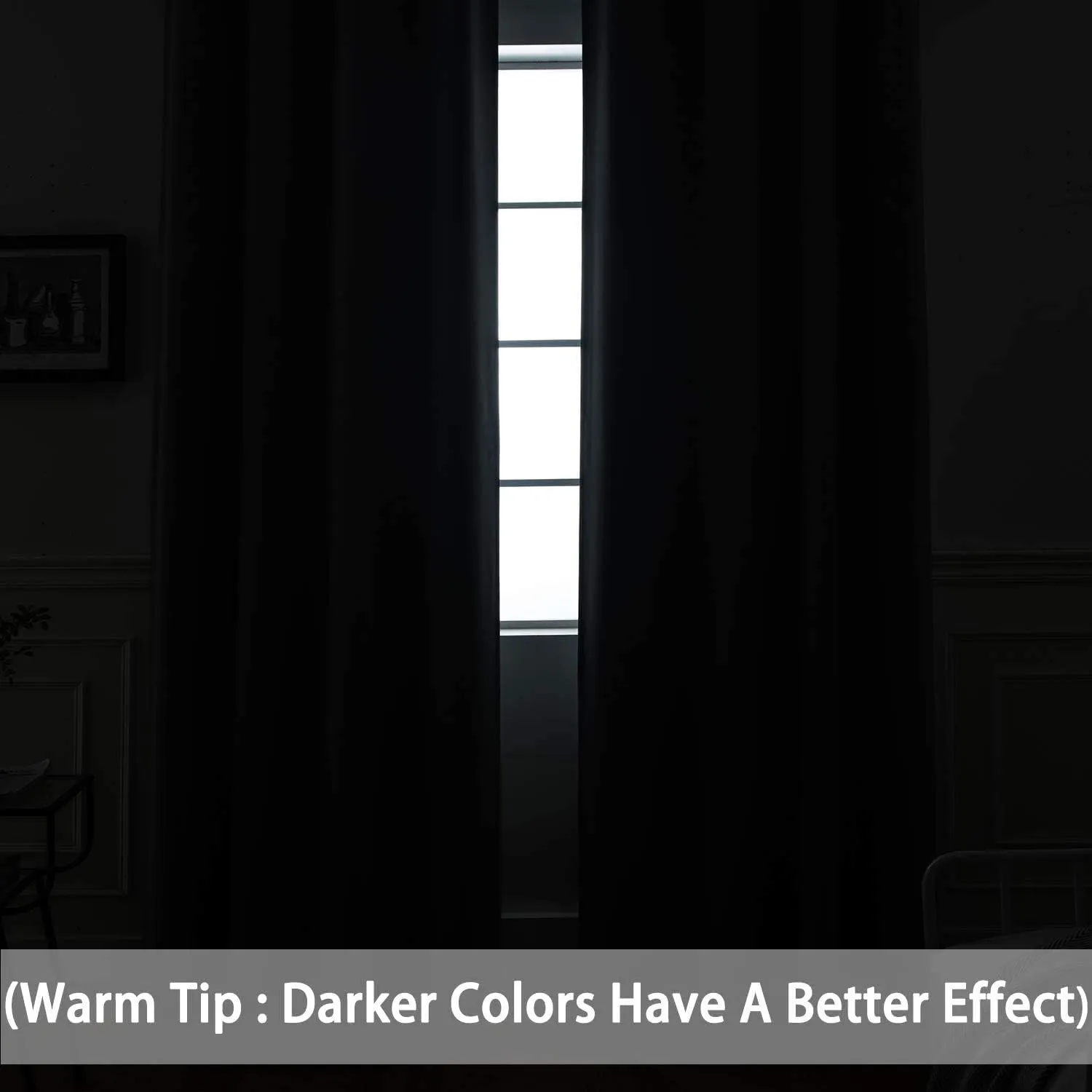 Yakamok Room Darkening Gray Blackout Curtains, Light Blocking Thermal Insulated Grommet Drapes for Bedroom Living Room, 52W x 84L, Grey Curtains, 2 Panels, 2 Tie Backs Included