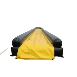 Yellow Black Inflatable Slip N Slide Water Slide