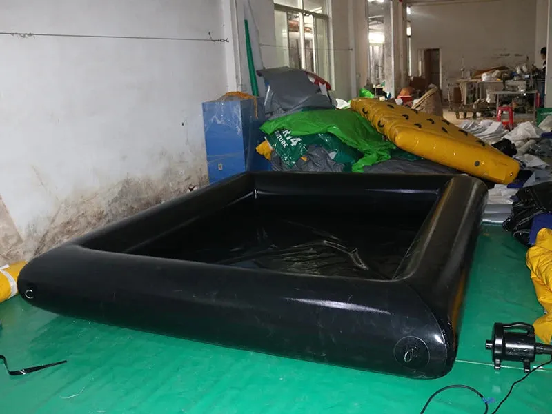 Yellow Black Inflatable Slip N Slide Water Slide