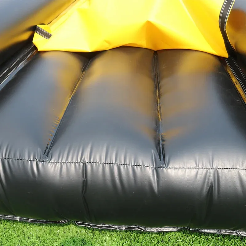 Yellow Black Inflatable Slip N Slide Water Slide