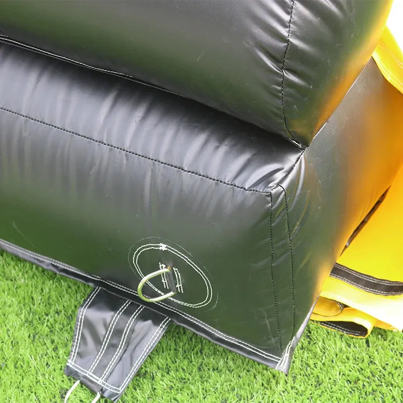 Yellow Black Inflatable Slip N Slide Water Slide