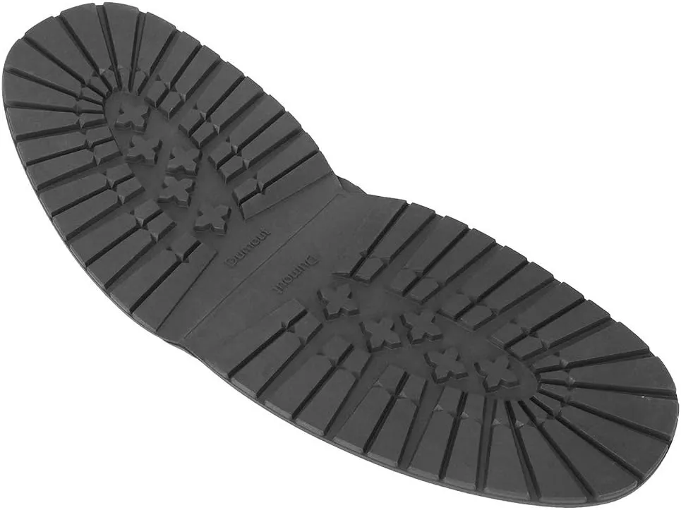 Zerodis Shoe Repair Replacement, Rubber Half Soles Replacement Anti-Slip Front Heel Soles Rubber Boots Mute Shoe Soles Rubber Heels for Black Heel Shoes(Black Forefoot)